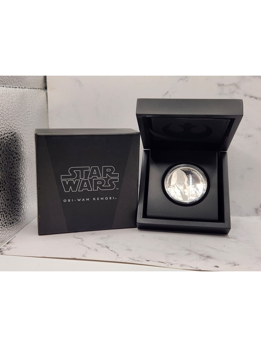🔥Agoro Star Wars 1 oz. Silver Medallion- Obi-Wan Kenobi vs. Anakin Skywalker🔥